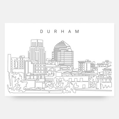 Durham NC Skyline