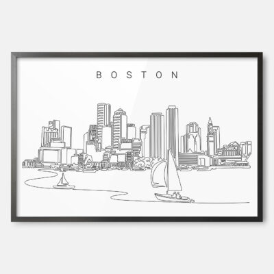 Boston Harbor skyline