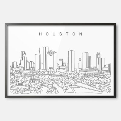 Houston TX skyline