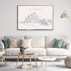 Sydney Opera House Wall Art for Living Room