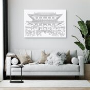 Tokyo Sensoji Temple Canvas Art Print Lifestyle