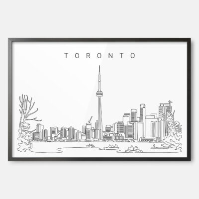Toronto Skyline Wall Art