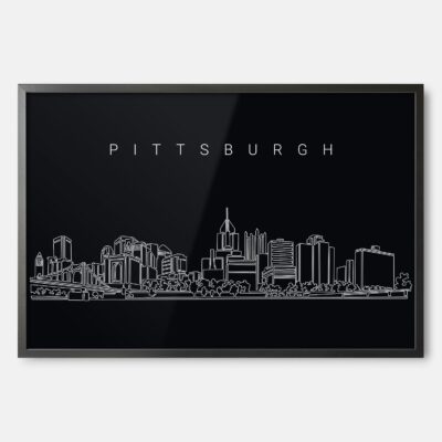 Pittsburgh skyline art print
