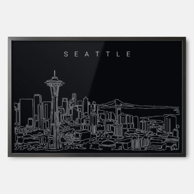 Seattle Skyline Wall art