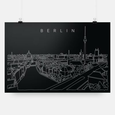 Berlin skyline art print