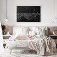 Berlin Skyline Canvas Art Print - Bed Room - Dark