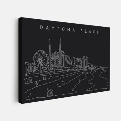 Daytona beach canvas wall art