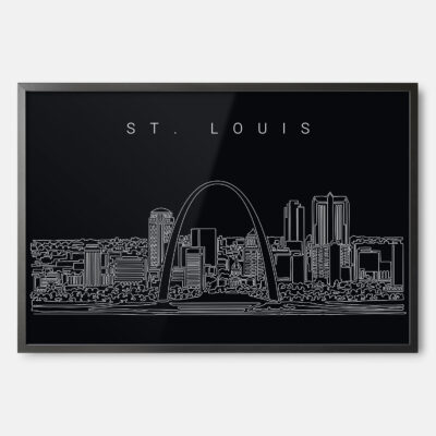 St. Louis skyline wall art
