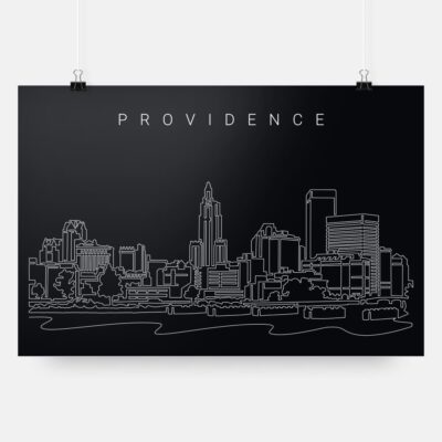 Providence skyline art print