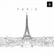 Eiffel Tower SVG - Download