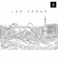 Las Vegas Skyline SVG - Download