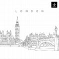 London Skyline SVG - Download