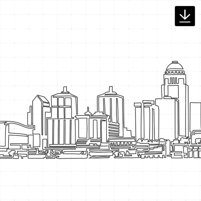 Louisville Skyline SVG - Download