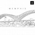 Memphis Skyline SVG - Download