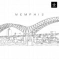 Memphis Skyline SVG - Download