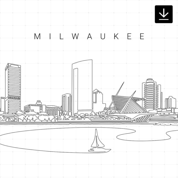 Milwaukee Skyline SVG - Download