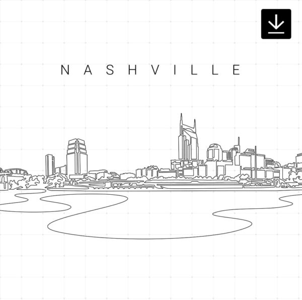 Nashville Skyline SVG - Download