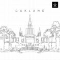 Oakland California Temple SVG - Download