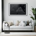 Osaka Castle Art Print for Living Room - Dark