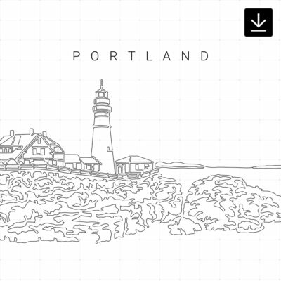 Portland Maine SVG - Download