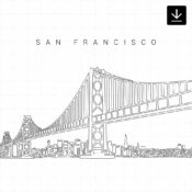 San Francisco Skyline SVG - Download