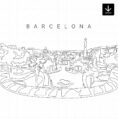 Barcelona Park Guell SVG - Download