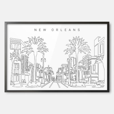 Framed New Orleans Wall Art