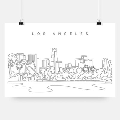Los Angeles Skyline Art Print