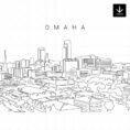 Omaha Skyline SVG - Download