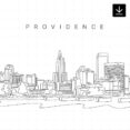 Providence Skyline SVG - Download