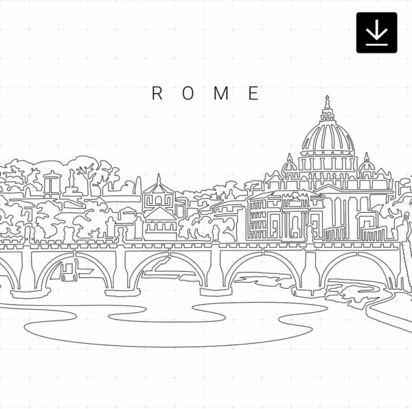 Rome St Peters Basilica SVG - Download