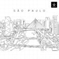 Sao Paulo Skyline SVG - Download