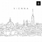 Vienna Skyline SVG - Download