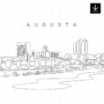 Augusta Skyline SVG - Download