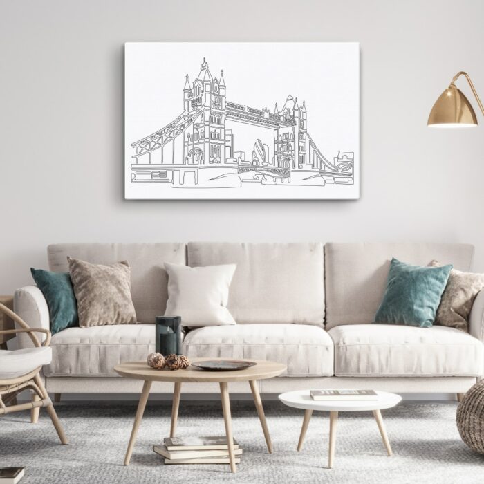 London Bridge Canvas Art Print - Living Room