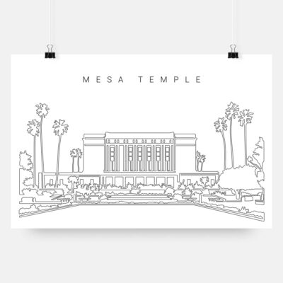 Mesa Temple Art Print