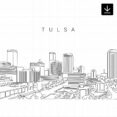 Tulsa Skyline SVG - Download