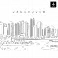 Vancouver Skyline SVG - Download