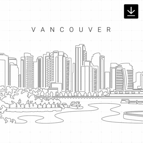 Vancouver Skyline SVG - Download