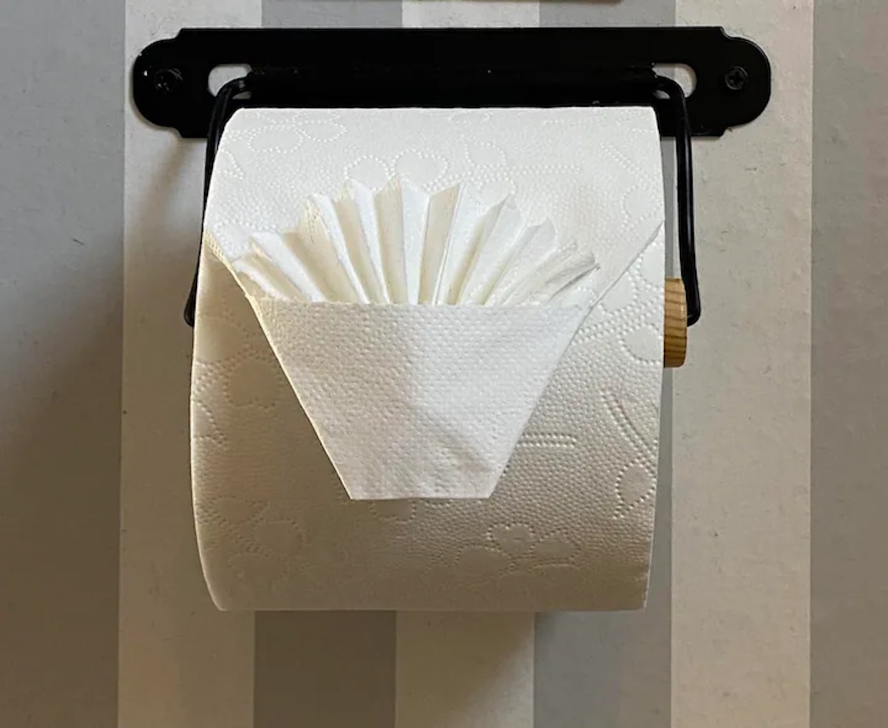 home feel like vacation toilet paper origami