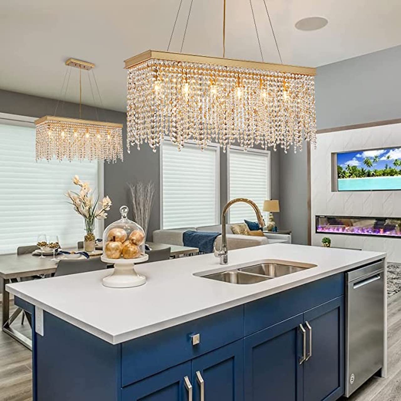 affordable chandeliers that look expensive crystal chandelier kitchen