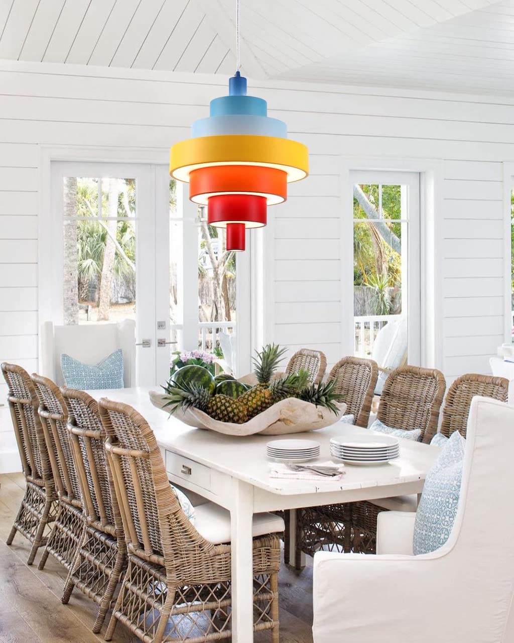 affordable chandeliers that look expensive modern color block chandelier