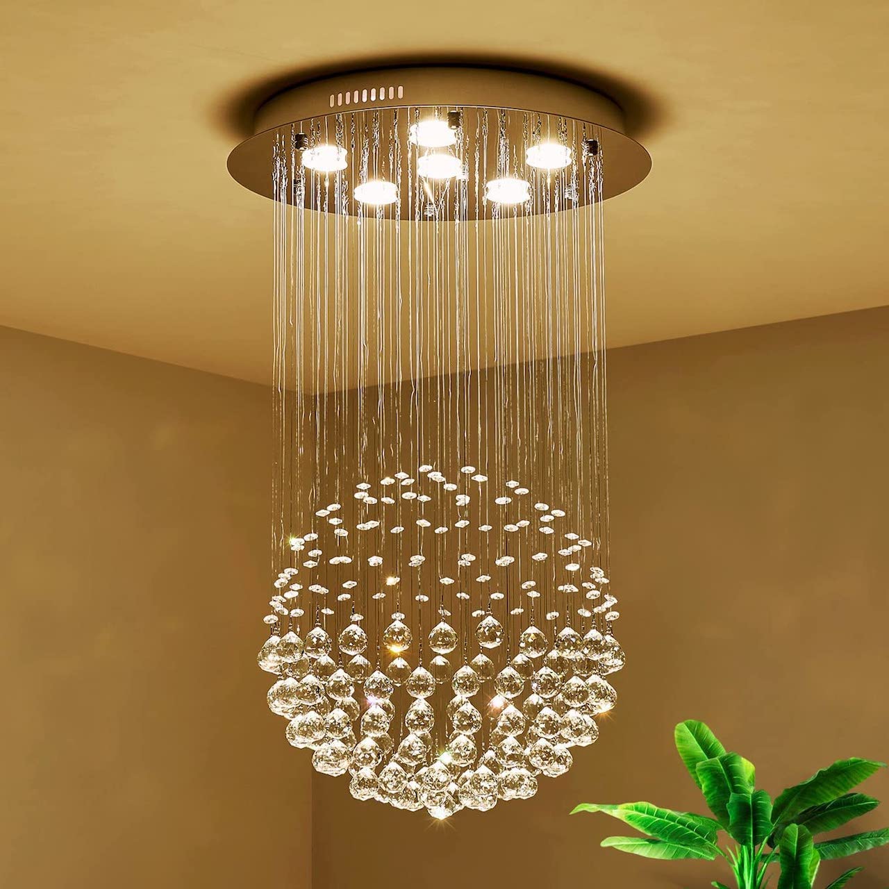 affordable chandeliers that look expensive waterfall crystal chandelier