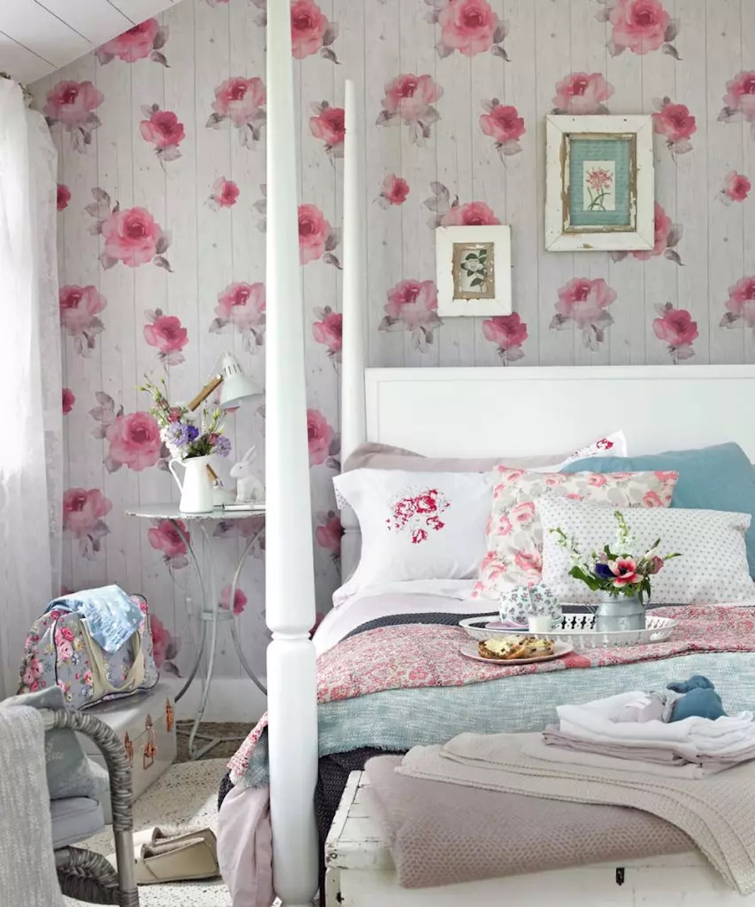 cottagecore aesthetic interior design romantic bedroom