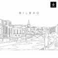 Bilbao Skyline SVG - Download