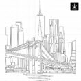 New York City SVG - Download - Portrait