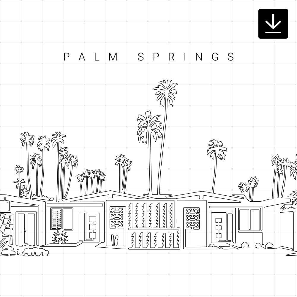 Palm Springs SVG - Download