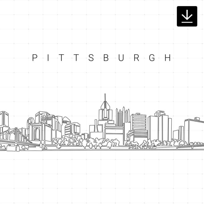 Pittsburgh City Art SVG - Download