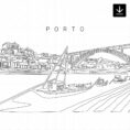 Porto Skyline SVG - Download