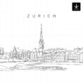 Zurich Switzerland SVG - Download